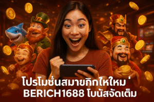 โปรโมชั่นสมาชิกใหม่ BERICH1688 โบนัสจัดเต็ม
