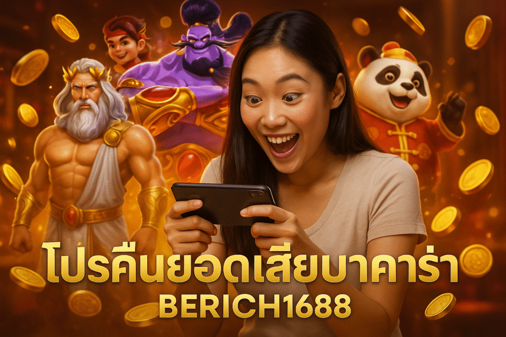 โปรคืนยอดเสียบาคาร่า BERICH1688