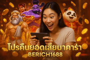 โปรคืนยอดเสียบาคาร่า BERICH1688