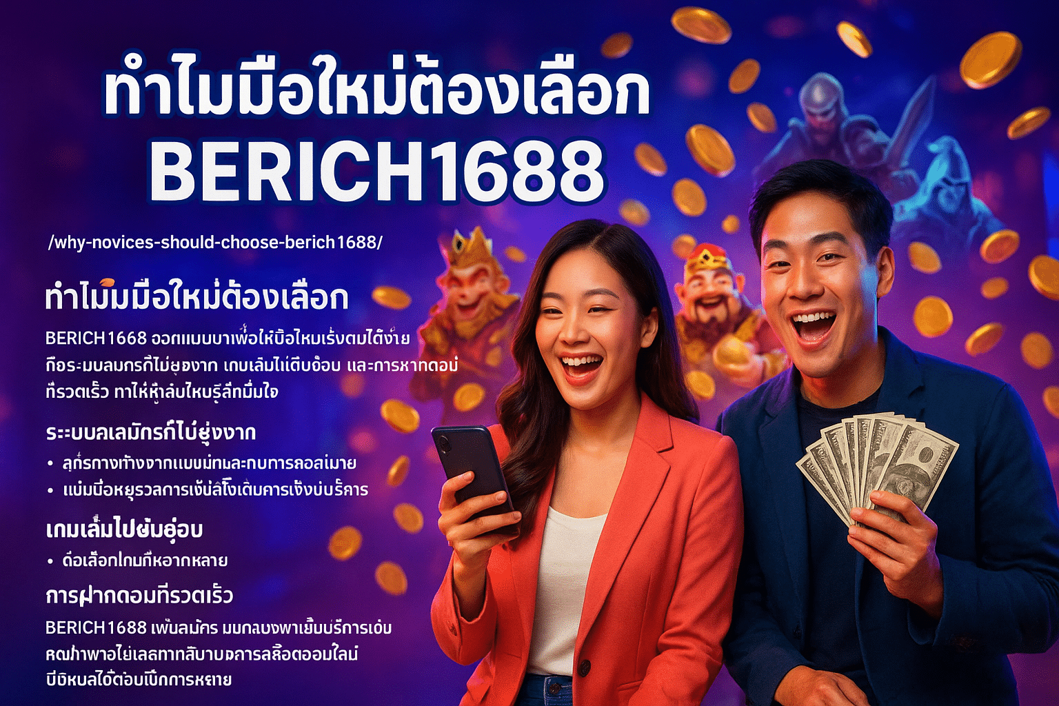 ทำไมมือใหม่ต้องเลือก BERICH1688